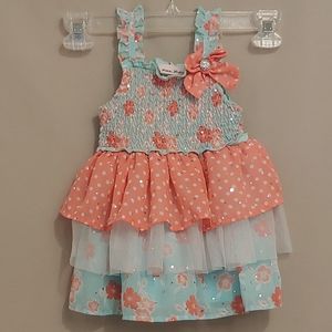 Girls layered tank top